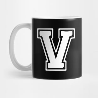 Letter V Mug